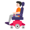 Person in Motorized Wheelchair- Light Skin Tone emoji on Microsoft